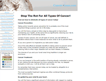 Tablet Screenshot of cancer-gone.com